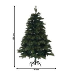 KONDELA Vánoční stromek Christmas Typ 12 180 cm - zelená