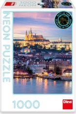 Dino DINO Svítící puzzle Hradčany, Praha 1000 dílků