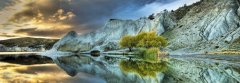 Heye HEYE Panoramatické puzzle Modré jezero 1000 dílků