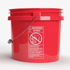 Magic Bucket  detailingový kbelík - Red (13 l)