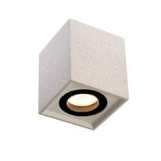 ACA ACA Lighting stropní svítidlo 1XGU10 bílý beton 8,5X8,5XH10CM MONTE MK131S10W