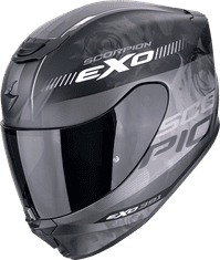 SCORPION Moto přilba EXO-391 AVA matná černo/stříbrná XS