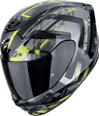 SCORPION Moto přilba EXO-391 CLUTTER černo/fluo žlutá XS