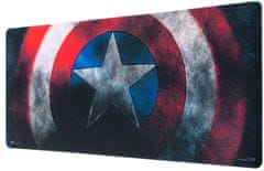 CurePink Herní podložka na stůl Marvel: Captain America (80 x 35 cm)