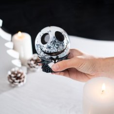 CurePink Těžítko - sněhová koule Disney|The Nightmare Before Christmas|Ukradené Vánoce: Jack (8 x 11 x 8 cm)