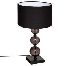 Atmosphera Stolní lampa ALMA, výška 52 cm, černá