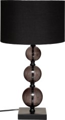 Atmosphera Stolní lampa ALMA, výška 52 cm, černá