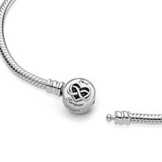 Pandora Půvabný stříbrný náramek Moments 599365C00 (Délka 18 cm)