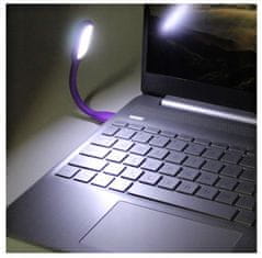 Gembird Gembird NL-01-PR - USB LED lampička ohebná, pro všechny čtečky - fialová