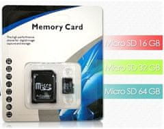 Robotic MicroSD karta 16GB - Pretec microSDHC Class 10 16GB PCMK16G - Paměťová karta, Class 10, 16GB, adaptér zdarma