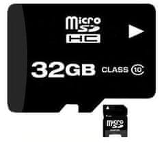 Robotic MicroSD karta 32GB - Pretec microSDHC Class 10 32GB PCMK16G - Paměťová karta, Class 10, 32GB, adaptér zdarma