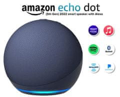 Amazon Amazon Echo DOT 2022 (5. generace) - hlasový asistent - Deep Sea Blue (modrý)