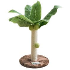 Tutumi Kočičí škrabadlo Palm 54 cm zelená/hnědá