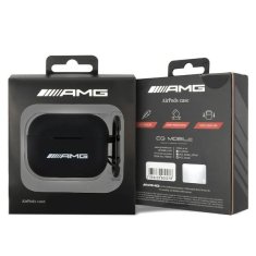 AMG Originální pouzdro Silicone White Logo AMAP2RBK pro AirPods Pro 2 Black