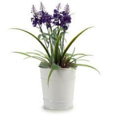 IBERGARDEN	 Obal na květináč typu kbelík, cínový, bílý, ? 10 cm