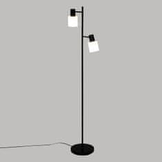 Atmosphera Stojací lampa TAIS, kovová, 143 cm barva černá