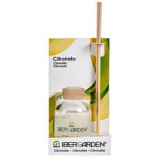 IBERGARDEN	 Aroma difuzér s tyčinkami citronella, 50 ml