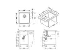 Alveus KOMBINO 30 SAT 400x400x195 U