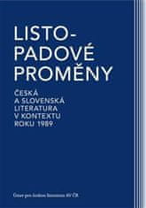 Vladimír Barborík: Listopadové proměny - Česká a slovenská literatura v kontextu roku 1989