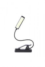 Verk 27415 LED lampa s klipem na čtení, 2 W, černá