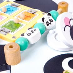 Aga4Kids Montessori dřevěná tabule Panda