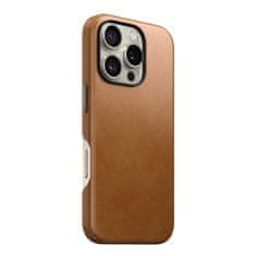 Nomad Traditional Leather case, english Tan-C, iPhone 16 Pro