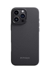 Pitaka MagEZ Case Pro 4, Black/Grey Twill - iPhone 16 Pro