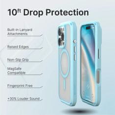 Catalyst Influence Case, MagSafe, Sky Blue - iPhone 16 Pro