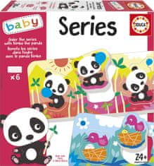 Educa Baby vkládačka Panda Bimba a kamarádi 6x3 dílky