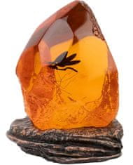 CurePink Dekorativní lampa Jurassic Pak|Jurský park: Amber s komárem (10 x 16 x 11 cm)