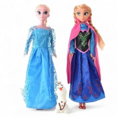 AUR Panenky Anna, Elsa a Olaf 55cm - zpívající