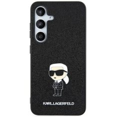 Karl Lagerfeld Kryt Karl Lagerfeld KLHCSA35GKNPSK Samsung Galaxy A35 hardcase Glitter Ikonik Logo Metal Pin black