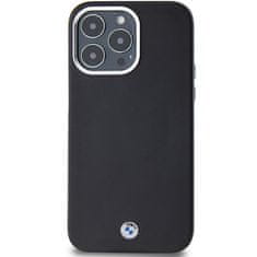 MobilPouzdra.cz Kryt BMW BMHMP15X23PUFWK Apple iPhone 15 Pro Max Signature Wrapped Metal MagSafe black