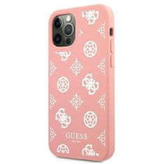 Guess Kryt Guess GUHCP12LLSPEWPI Apple iPhone 12 Pro Max pink hard case Peony Collection