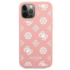 Guess Kryt Guess GUHCP12LLSPEWPI Apple iPhone 12 Pro Max pink hard case Peony Collection