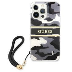 Guess Kryt Guess GUHCP13LKCABBK Apple iPhone 13 Pro black hardcase Camo Strap Collection