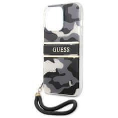 Guess Kryt Guess GUHCP13LKCABBK Apple iPhone 13 Pro black hardcase Camo Strap Collection