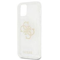 Guess Kryt Guess GUHCP12LPCUGL4GTR Apple iPhone 12 Pro Max transparent hard case Glitter 4G Big Logo