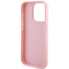 Guess Kryt Guess GUHCP14XPSAIRSP Apple iPhone 14 Pro Max hardcase Saffiano Iridescent Script pink