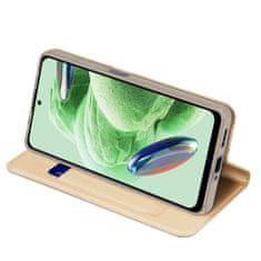 MobilPouzdra.cz Knížkové pouzdro Dux Ducis Skin Pro Xiaomi Redmi Note 12 5G/POCO X5 5G gold