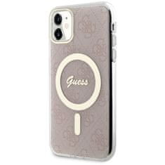 Guess Kryt Guess GUHMN61H4STP Apple iPhone 11 pink hardcase 4G MagSafe