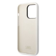 Karl Lagerfeld Kryt Karl Lagerfeld KLHCP14LSNCHBCH Apple iPhone 14 Pro hardcase white Silicone Choupette