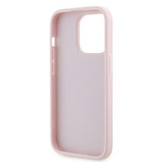 Karl Lagerfeld Kryt Karl Lagerfeld KLHCP14LPQDSMGP Apple iPhone 14 Pro hardcase Diagonal Quilted Script pink