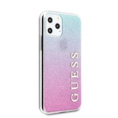 Guess Kryt Guess GUHCN65PCUGLPBL iPhone 11 Pro Max pink blue hard case Glitter Gradient