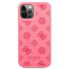 Guess Kryt Guess GUHCP12LLSPEFU Apple iPhone 12 Pro Max fushia hard case Peony Collection