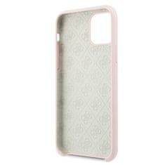 Guess Kryt Guess GUHCN58LS4GLP iPhone 11 Pro light pink hard case Silicone 4G Tone On Tone