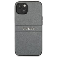 Guess Kryt Guess GUHCP13SPSASBGR Apple iPhone 13 mini grey Saffiano Strap