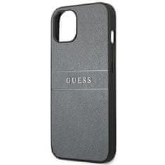 Guess Kryt Guess GUHCP13SPSASBGR Apple iPhone 13 mini grey Saffiano Strap