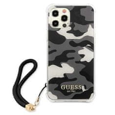 Guess Kryt Guess GUHCP12LKSARBK Apple iPhone 12 Pro Max black hardcase Camo Collection