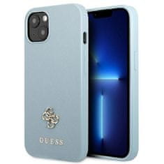 Guess Kryt Guess GUHCP13MPS4MB Apple iPhone 13 blue hardcase Saffiano 4G Small Metal Logo